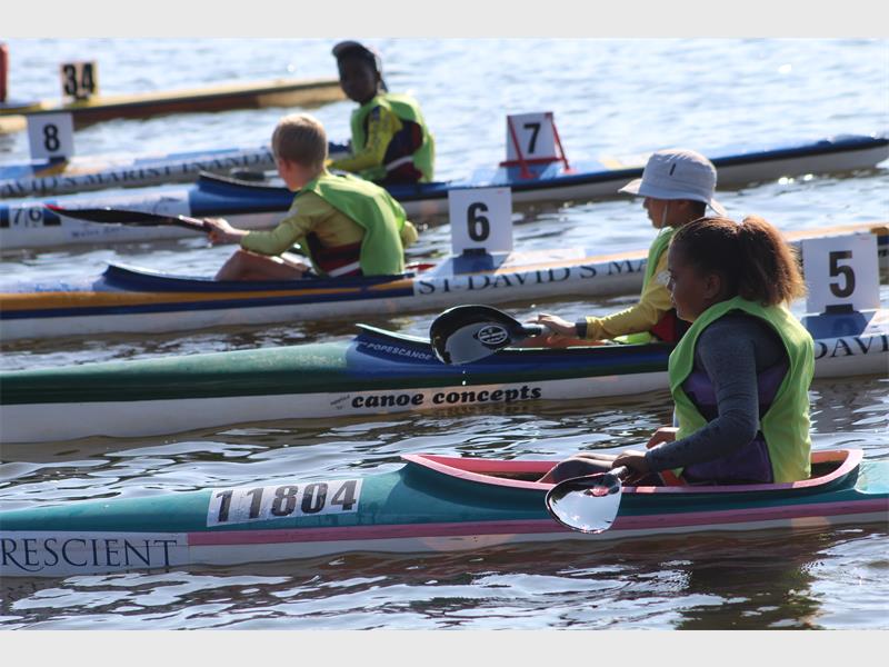 Scholars make a big splash at Gauteng Schools Canoe League Roodepoort