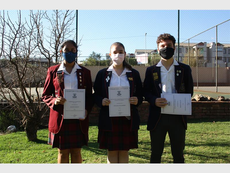 Charter College Celebrates Top Students In Cambridge Exams Roodepoort 